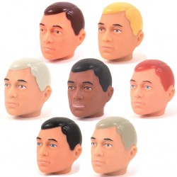 Painted hair head (various colors)
