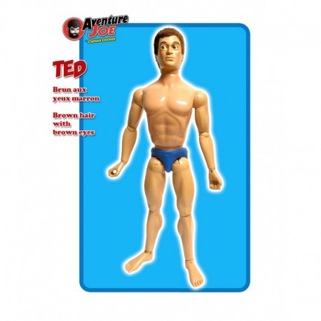 TED cheveux bruns (Mannequin nu)