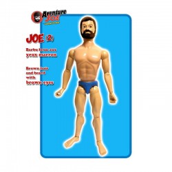 JOE brown bearded (Nude figure)