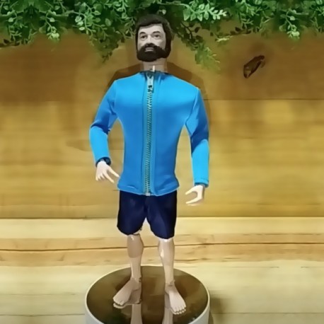 PREORDER Blue frogman suit