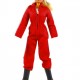 Girl's red jumpsuit