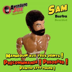 PRECOMMANDE SAM BARBU yeux peints (Mannequin nu)