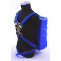 Blue Parachute Rig with Straps 